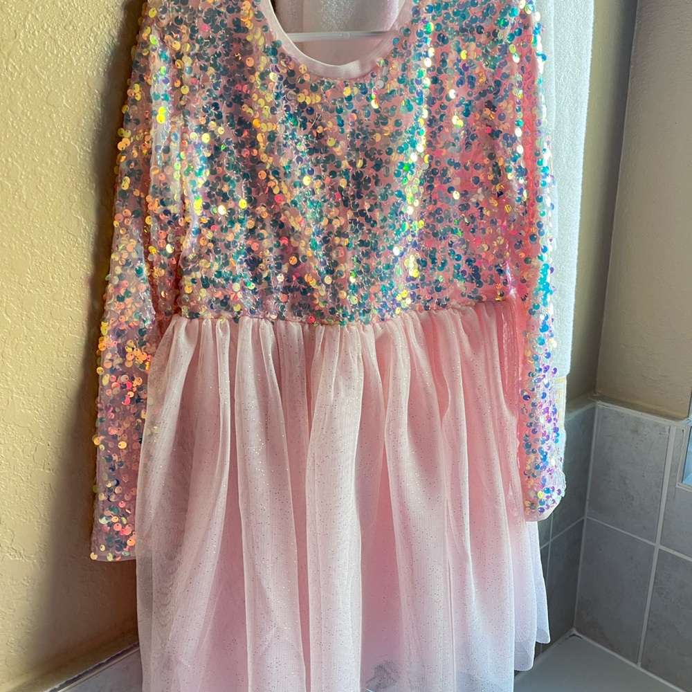 Cat & Jack Pink Sequin Dance Costume
